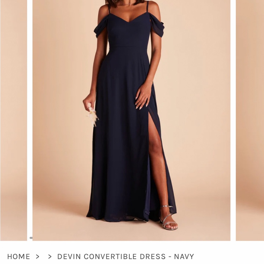 Devin Convertible Navy Dress